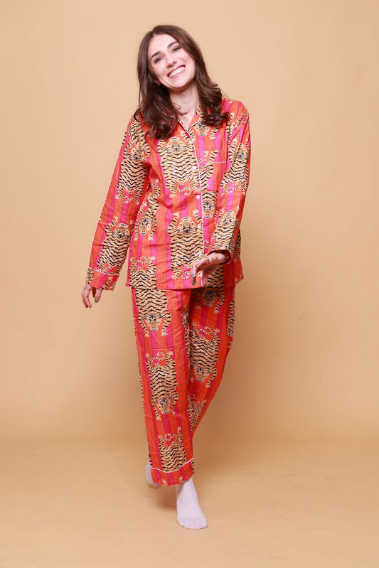 Long Pajama Set - Large